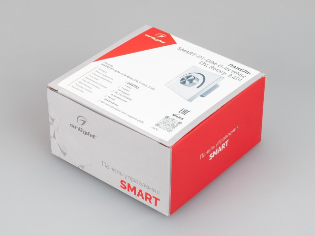 Панель SMART-P1-DIM-G-IN White (3V, Rotary, 2.4G) (Arlight, IP20 Пластик, 5 лет) фото:1