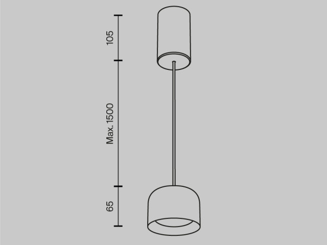 Подвесной светильник Technical P113-L12-3K-B фото:9