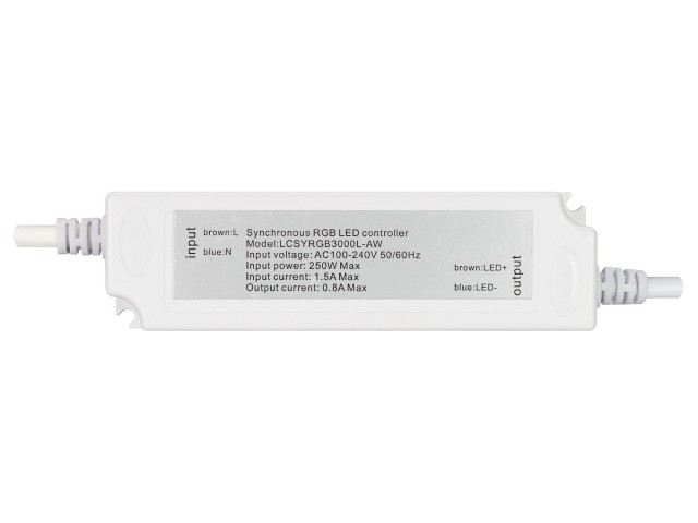 Контроллер ARD-CLASSIC-SYNC-RGB-3000LED White (230V, 250W, RF ПДУ) (Ardecoled, Закрытый) фото:3