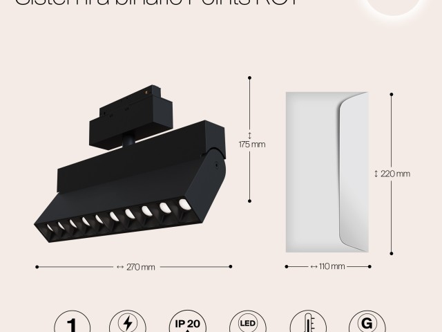 Трековый светильник Technical TR015-2-20W4K-B фото:3