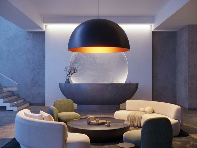 Светильник SP-RESTO-HANG-R1500-280W Warm3000 (BK, 100 deg, 230V) (Arlight, IP20 Металл, 3 года) фото:8