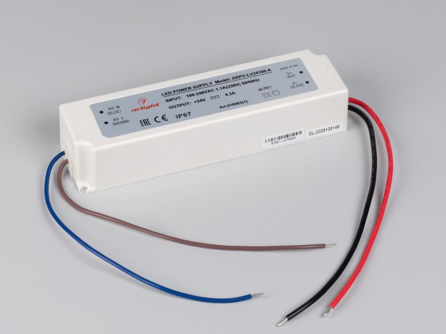 Блок питания ARPV-LV24100-A (24V, 4.2A, 100W) (Arlight, IP67 Пластик, 3 года) фото:3