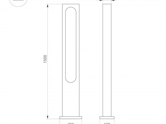 Светильник LGD-MUSE-BOLL-H1500-18W Warm3000 (DG, 328 deg, 230V) (Arlight, IP65 Металл, 3 года) фото:1