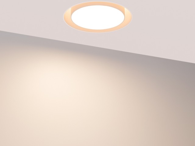 Светильник SP-ARCLOOP-TRIMLESS-D180-20W Day4000-Warm3000 (WH, 120 deg, 230V) (Arlight, Алюминий) фото:2