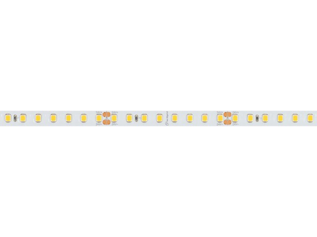 Лента RT-A128-8mm 24V Warm3500 (9.6 W/m, IP20, 2835, 5m) (Arlight, высок.эфф.150 лм/Вт) фото:5