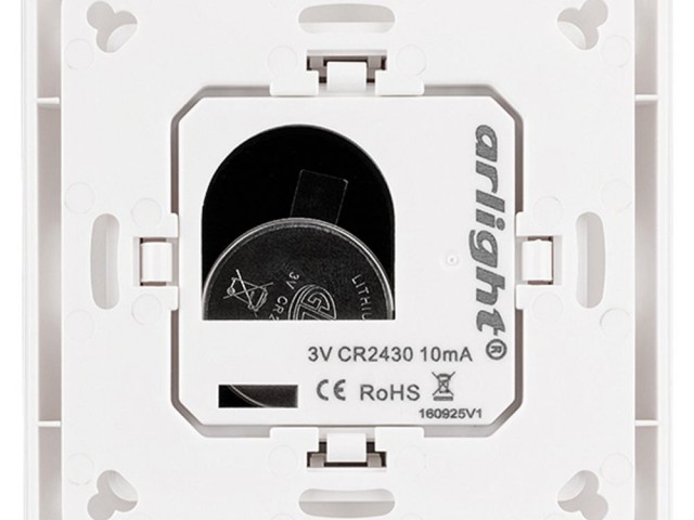 Панель Knob SR-2853K8-RF-UP White (3V, DIM, 4 зоны) (Arlight, IP20 Пластик, 3 года) фото:7