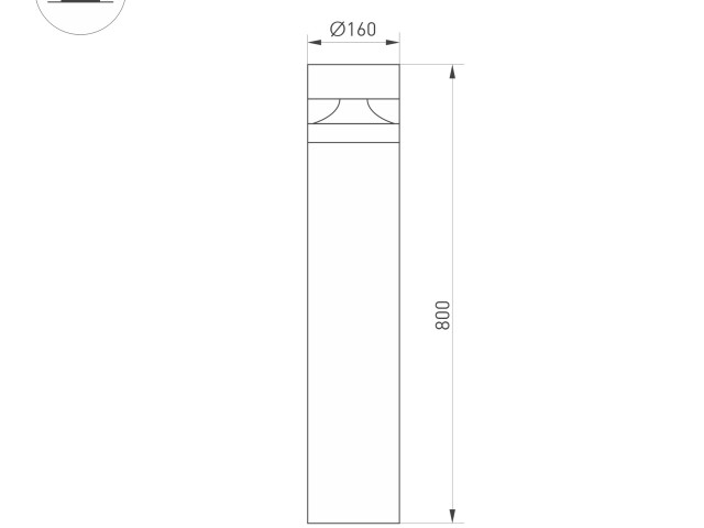 Светильник LGD-GUIDE-BOLL-H800-20W Warm3500-MIX (GR, 280 deg, 230V) (Arlight, IP65 Металл, 5 лет) фото:3