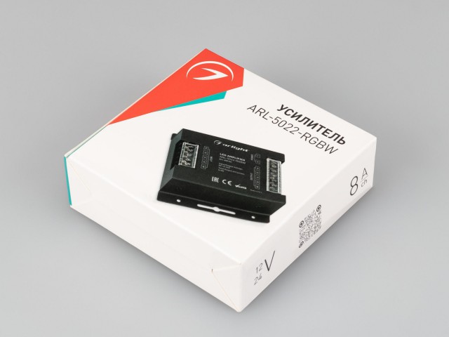 Усилитель ARL-5022-RGBW (12-24V, 4x8A, 384-768W) (Arlight, IP20 Металл, 3 года) фото:3