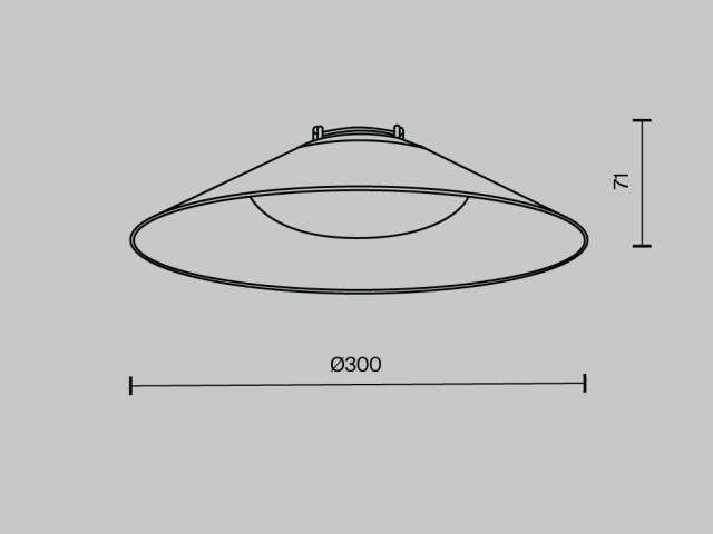 Подвесной светильник Technical TR127B-12W4K-B фото:1