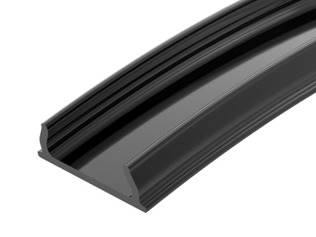 Профиль ARH-BENT-W11-2000 ANOD BLACK (Arlight, Алюминий) фото:1