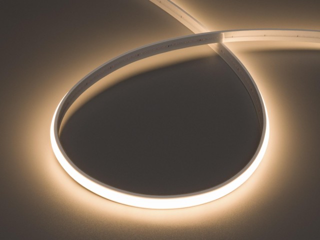 Лента герметичная MOONLIGHT-TOP-M280-10x5mm 24V Warm3000 (15 W/m, IP65, 5m, wire x1)  (Arlight, Вывод прямой, 3 года) фото:1