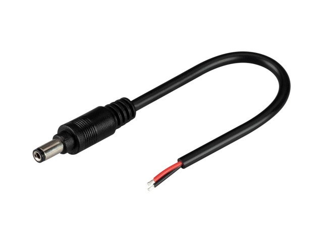 Коннектор выводной DC-MONO-2PIN-L150-M (JACK 5.5, LOCK) (Arlight, -) фото:3