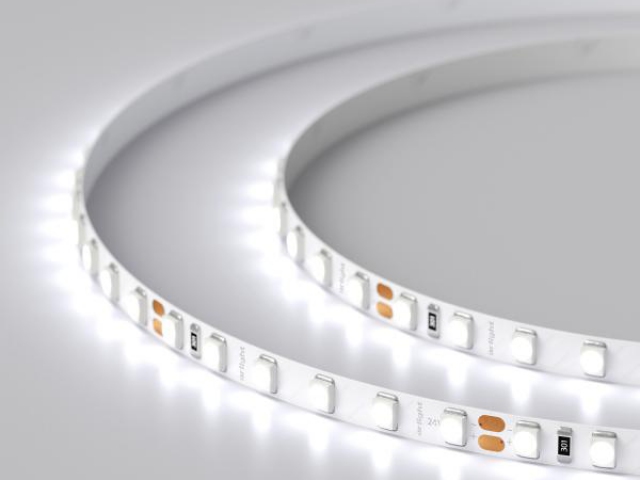 Лента RT 2-5000 24V Cool 8K 5mm 2x (3528, 600 LED, LUX) (Arlight, 9.6 Вт/м, IP20) фото:7