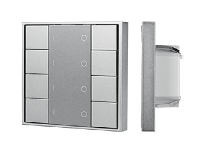 INTELLIGENT ARLIGHT Кнопочная панель DALI-201-23-4G-DIM-DT6-IN Silver (BUS, Frame) (IARL, IP20 Металл, 3 года) фото:1