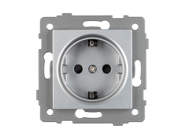 Механизм электрической розетки SCT-MEU1-PL-GR-V (250V, 16A) (Arlight, -) фото:4