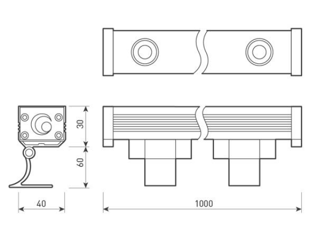 Светодиодный прожектор AR-LINE-1000M-24W-24V RGB (Grey, 30 deg, DMX512) (Arlight, Закрытый) фото:16