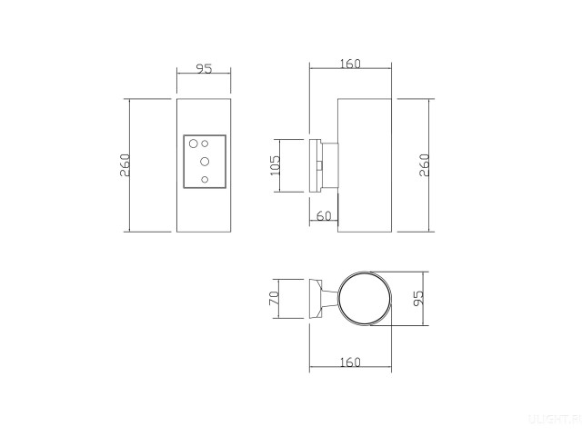Настенный светильник (бра) Outdoor O419WL-02W фото:2