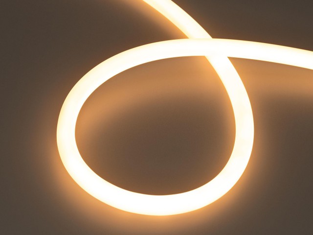 Лента герметичная MOONLIGHT-TOP-S-M560-D13mm 48V Warm2300 (13 W/m, IP65, 10m, wire x1, трос) (Arlight, Вывод прямой, 3 года) фото:5