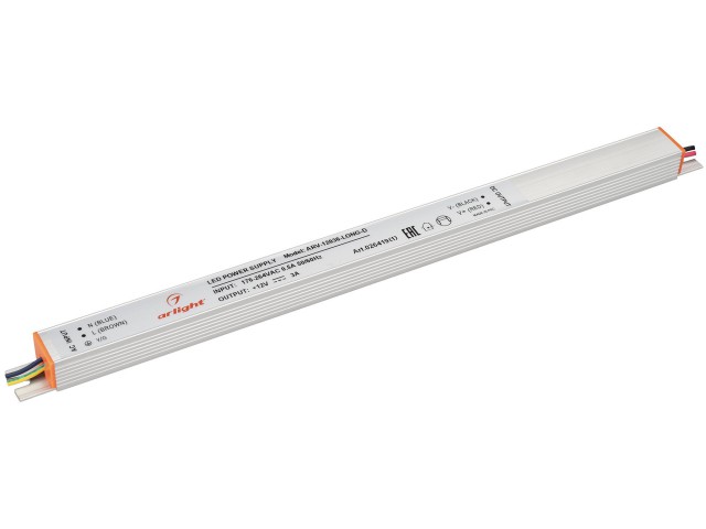 Блок питания ARV-12036-LONG-D (12V, 3A, 36W) (Arlight, IP20 Металл, 2 года) фото:1