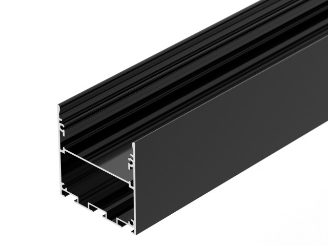Профиль LINE-S-5050-2000 BLACK (Arlight, Алюминий) фото:1
