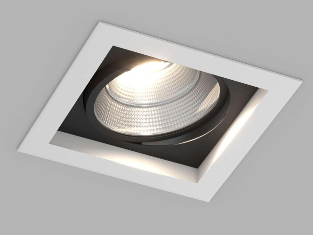 Светильник CL-KARDAN-S152x152-25W Warm3000 (WH-BK, 30 deg) (Arlight, IP20 Металл, 3 года) фото:1