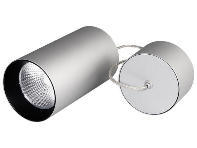 Светильник подвесной SP-POLO-R85-2-15W Day White 40deg (Silver, Black Ring) (Arlight, IP20 Металл, 3 года) фото:19