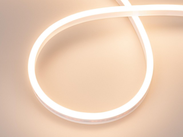 Лента герметичная AURORA-PS-A120-12x6mm 24V Warm3000 (10 W/m, IP65, 2835, 5m) (Arlight, Силикон) фото:4