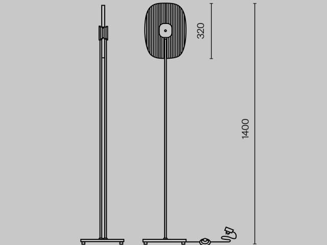 Напольный светильник (торшер) Maytoni MOD152FL-L1BK фото:2