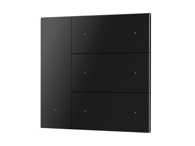 INTELLIGENT ARLIGHT Накладка панели KNX-23-4G-SUF Black (Backlight) (IARL, IP20 Металл, 2 года) фото:1