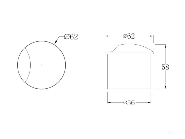 Встраиваемый светильник Outdoor O035-L3W3K фото:4