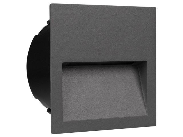 Светильник LTD-TRAIL-S115x115-4W Warm3000 (GR, 70 deg, 230V) (Arlight, IP65 Металл, 3 года) фото:1
