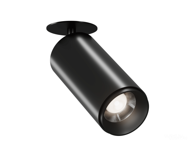 Встраиваемый светильник HOKASU Tube IN Zoom (85-160/ral9005 – 20w/2490/12-50deg) фото:1