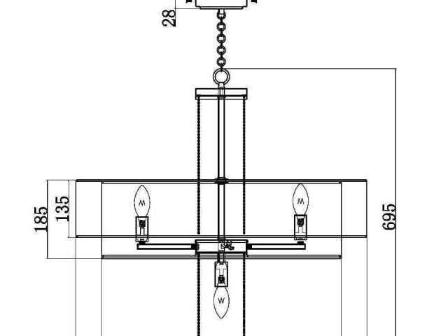 Подвесной светильник Maytoni MOD151PL-05G фото:14