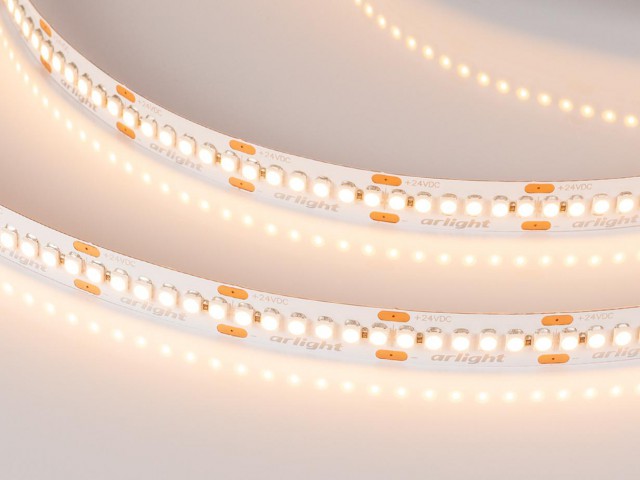 Лента RT 6-3528-240 24V Warm2700 4х (1200 LED) (Arlight, 19.2 Вт/м, IP20) фото:1