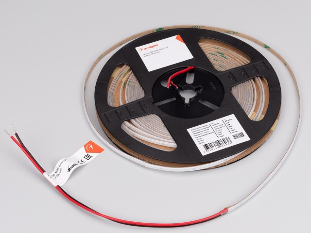 Лента COB-X480-4mm 24V Green (4 W/m, IP20, 5m) (Arlight, -) фото:4