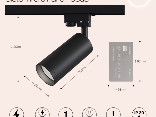 Трековый светильник Technical TR004-1-GU10-B фото:12