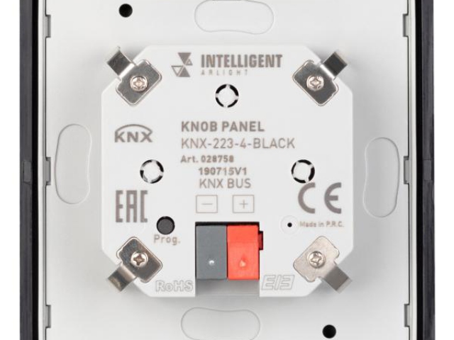 INTELLIGENT ARLIGHT Панель KNX-223-4-BLACK (BUS) (IARL, IP20 Пластик, 3 года) фото:1