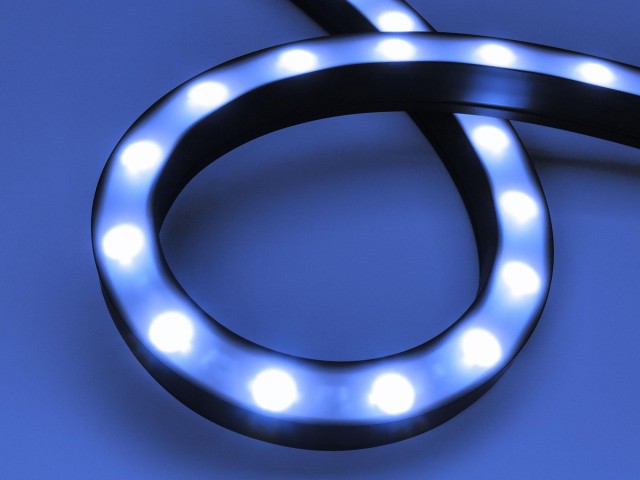 Грейзер DMX THOR-3D-F24-25x27mm 24V RGB (17 W/m, IP65, 1m, wire x2) (Arlight, Силикон) фото:3