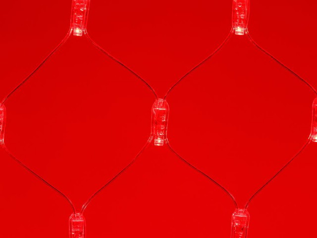 Светодиодная гирлянда ARD-NETLIGHT-CLASSIC-2000x1500-CLEAR-288LED Red (230V, 18W) (Ardecoled, IP65) фото:6