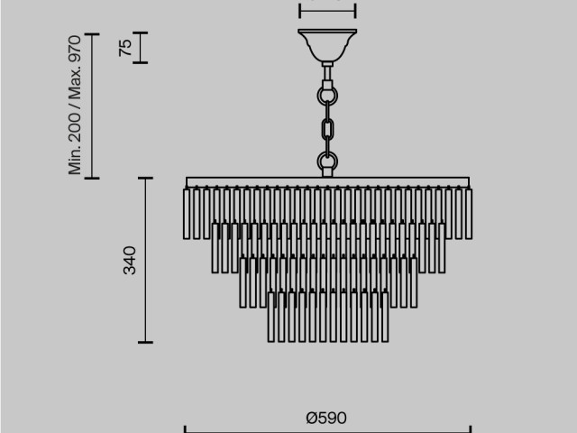 Подвесной светильник Maytoni MOD093PL-13BS фото:17