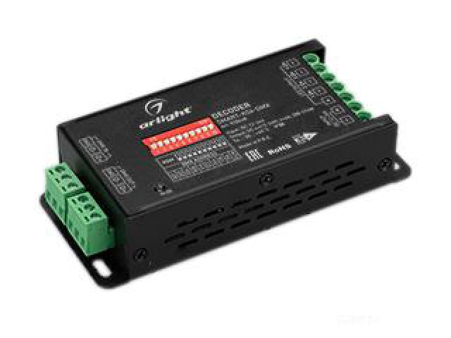 Декодер SMART-K54-DMX (12-24V, 4x6A) (Arlight, IP20 Металл, 5 лет) фото:2