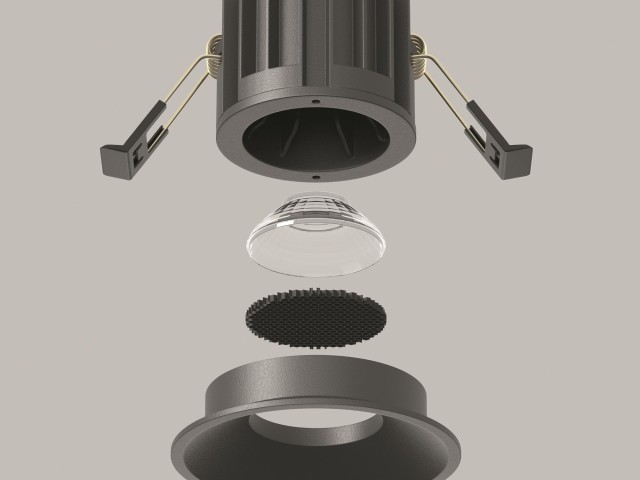 Встраиваемый светильник Technical DL058-12W3K-B фото:10