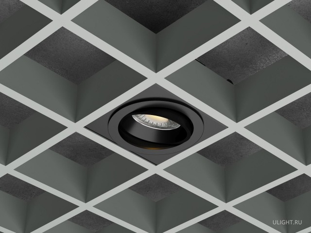 Светильник HOKASU DOT Grilyato-100 Spin noPS (RAL9005/60deg — 2.7K/10W) фото:1