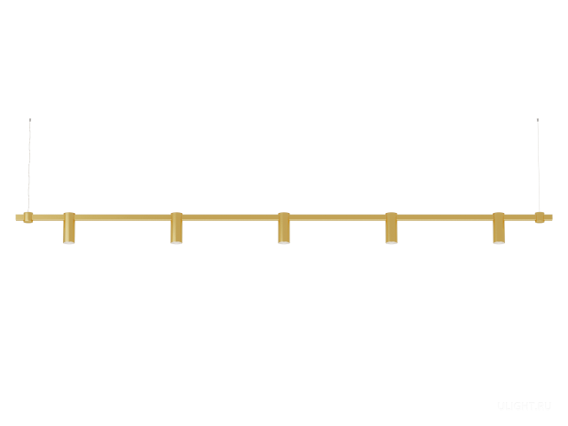 Подвесной светильник HOKASU PL9 (GOLD/2500mm – D55/140mm/3K/50W/38deg) фото:1