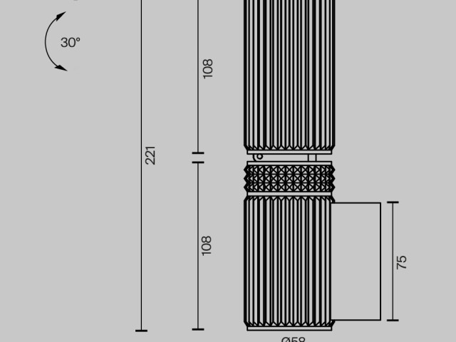 Настенный светильник (бра) Maytoni MOD475WL-02BS фото:1