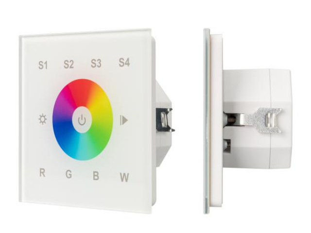 INTELLIGENT ARLIGHT Сенсорная панель DALI-901-11-1G-4SC-RGBW-DT8-IN White (BUS/230V) (IARL, IP20 Пластик, 3 года) фото:2