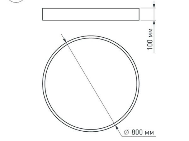 Светильник SP-TOR-PILL-PRISM-R800-94W Day4000 (WH, 100 deg, 230V) (Arlight, IP20 Металл, 3 года) фото:4