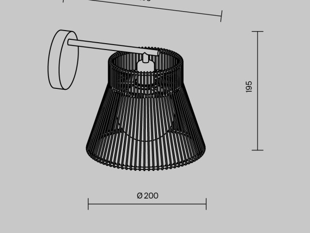 Настенный светильник (бра) Freya FR5405WL-01B фото:2