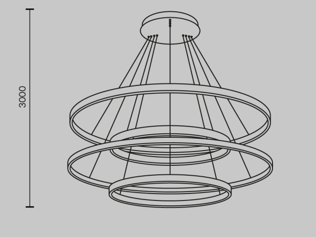 Подвесной светильник Maytoni MOD058PL-L174BSK фото:2