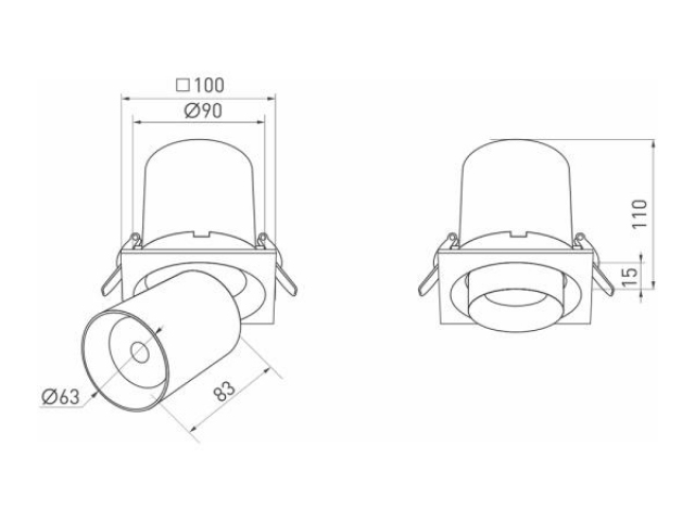 Светильник LGD-PULL-S100x100-10W White6000 (WH, 20 deg) (Arlight, IP20 Металл, 3 года) фото:5
